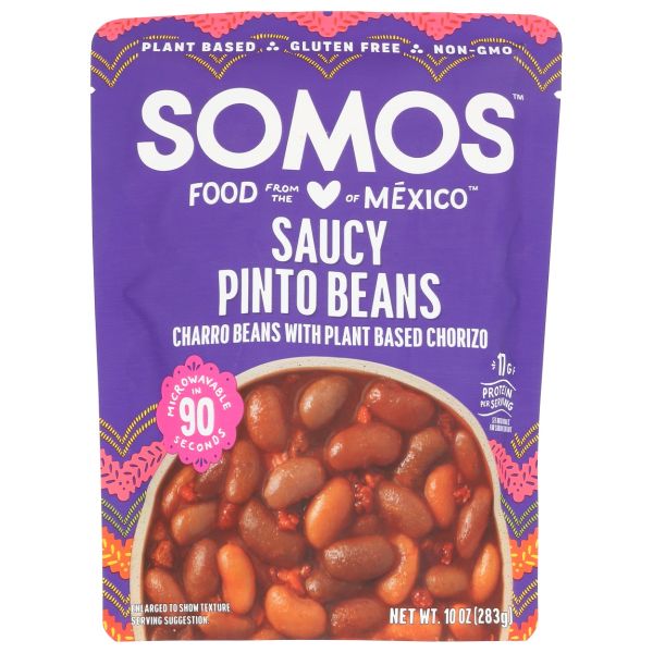 SOMOS: Saucy Pinto Beans, 10 oz