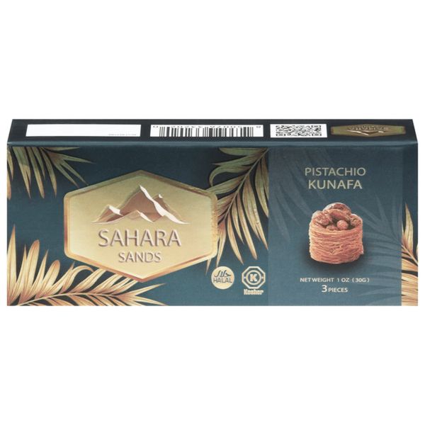 SAHARA SANDS: Pistachio Kunafa 3pc, 1 oz