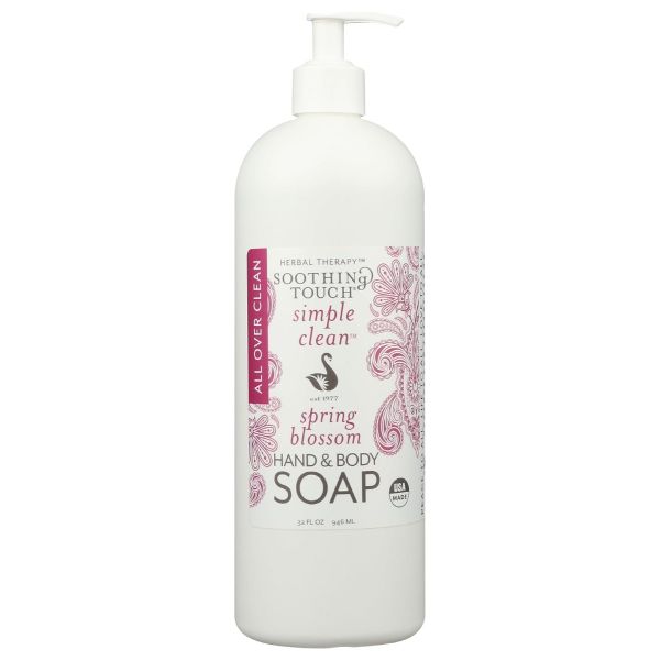SOOTHING TOUCH: Spring Blossom Hand and Body Soap, 32 oz