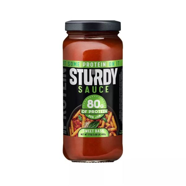 STURDY SAUCE: Sweet Basil Pasta Sauce, 16 oz