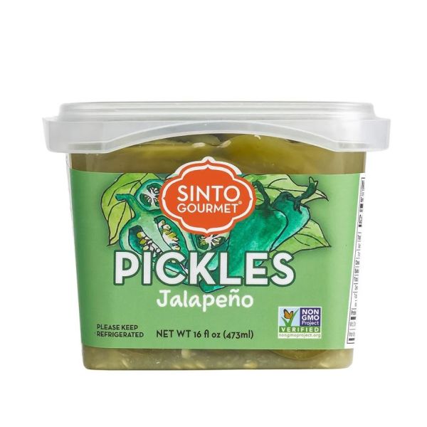 SINTO GOURMET: Jalapeno Pickles, 16 oz
