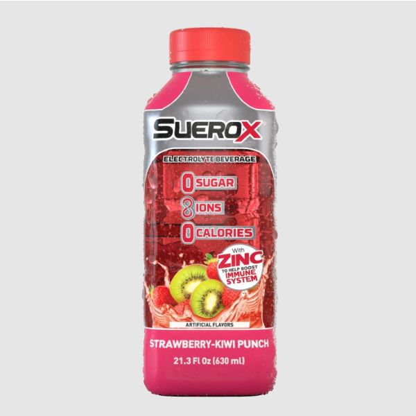 SUEROX: Strawberry Kiwi Punch Beverage, 21.3 fo