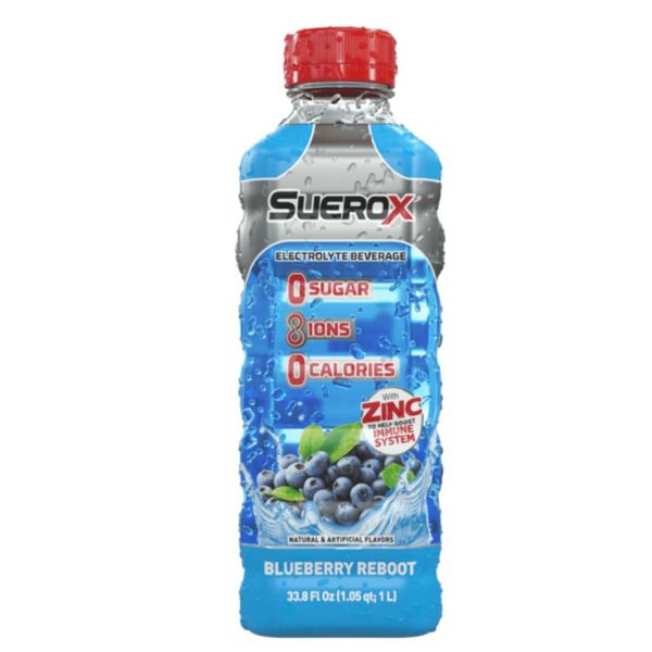 SUEROX: Blueberry Reboot Beverage, 21.3 fo