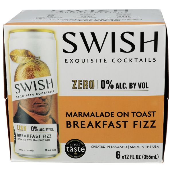 SWISH COCKTAILS US INC: Marmalade on Toast Breakfast Fizz 6pk, 72 fo