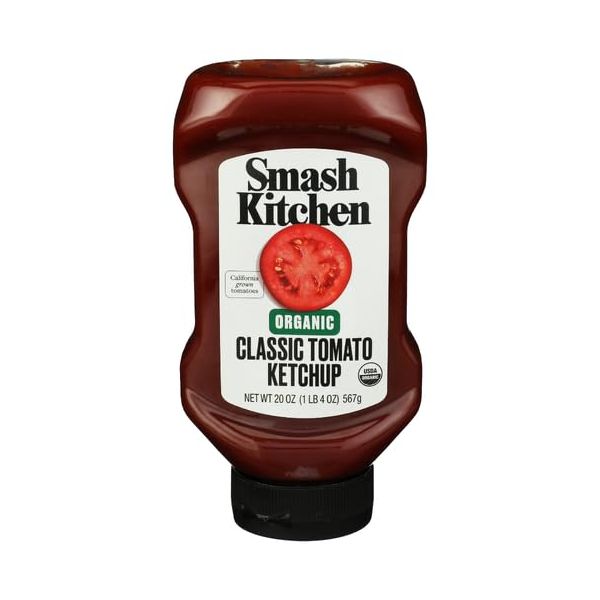 SMASH KITCHEN: Organic Classic Tomato Ketchup, 20 oz