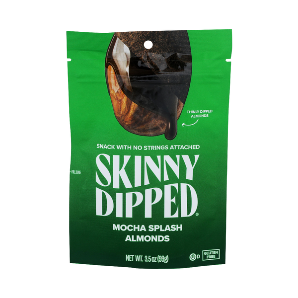 SKINNYDIPPED: Mocha Splash Almonds, 3.5 oz