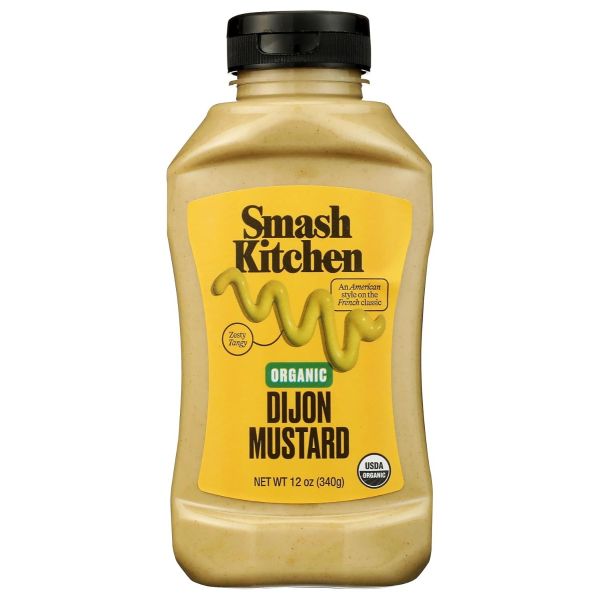SMASH KITCHEN: Organic Dijon Mustard, 12 oz