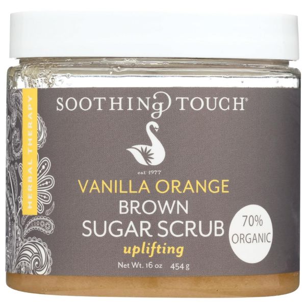 SOOTHING TOUCH: Vanilla Orange Brown Sugar Scrub, 16 oz