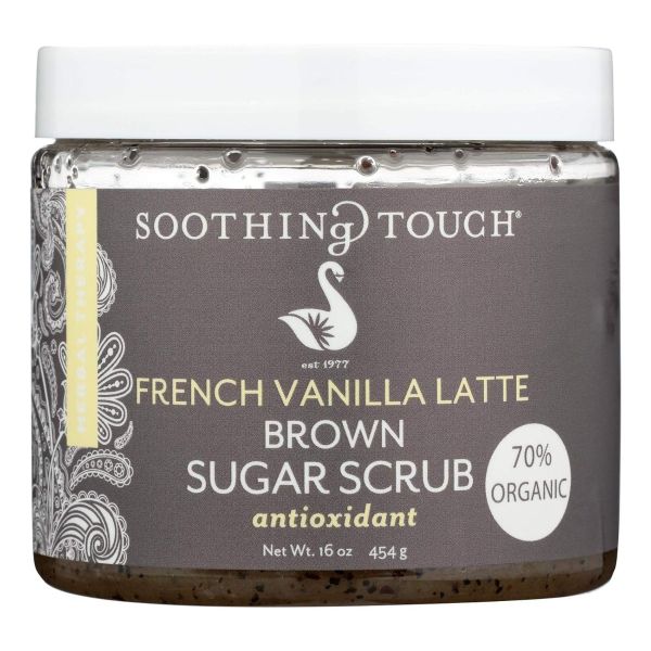 SOOTHING TOUCH: French Vanilla Latte Sugar Scrub, 16 oz
