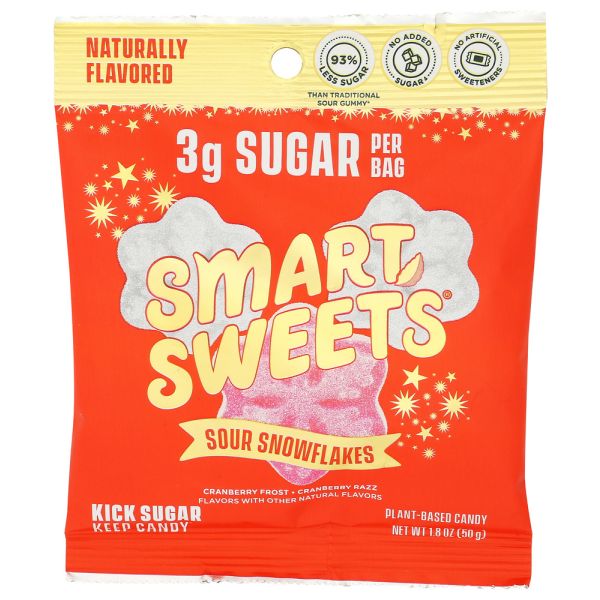 SMARTSWEETS: Sour Snowflakes, 1.8 oz