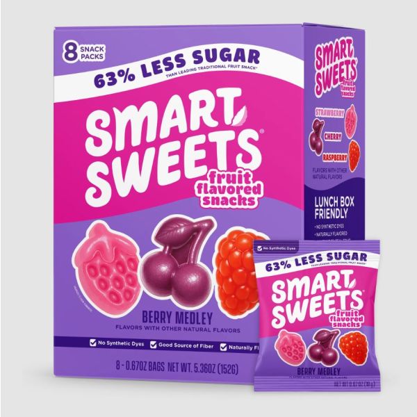 SMARTSWEETS: Berry Medley Fruit Snacks, 5.36 oz