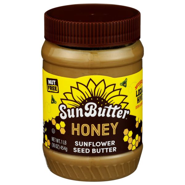 SUNBUTTER NATURAL: HONEY Sunflower Seed Butter, 16 oz
