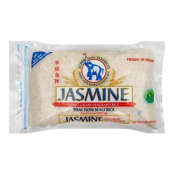 SUPER LUCKY ELEPHANT: Premium Jasmine Rice, 2 lb