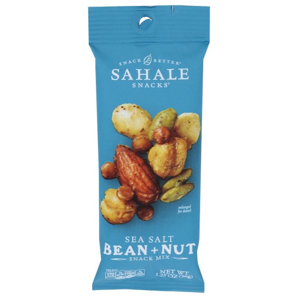 SAHALE SNACKS: Sea Salt Bean Nut Snack Mixes, 1.25 oz