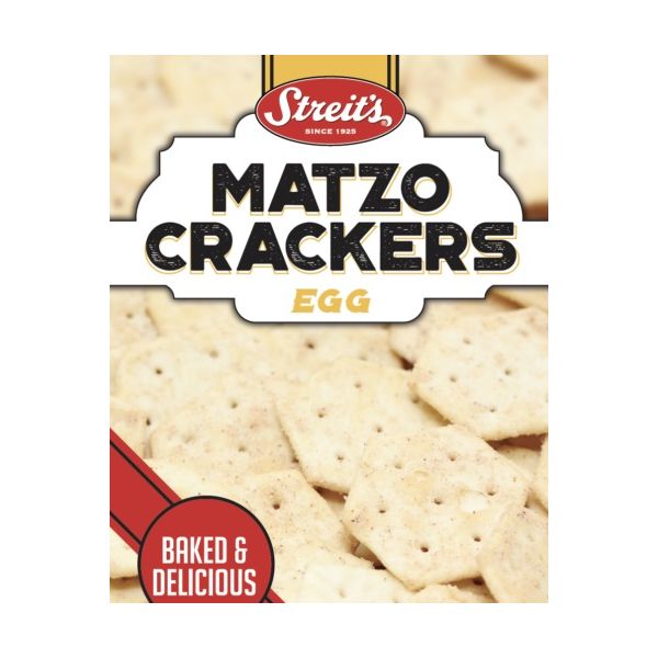 STREITS: Egg Matzo Crackers, 8 oz