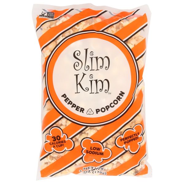 SLIM KIM: Pepper Popcorn, 6 oz