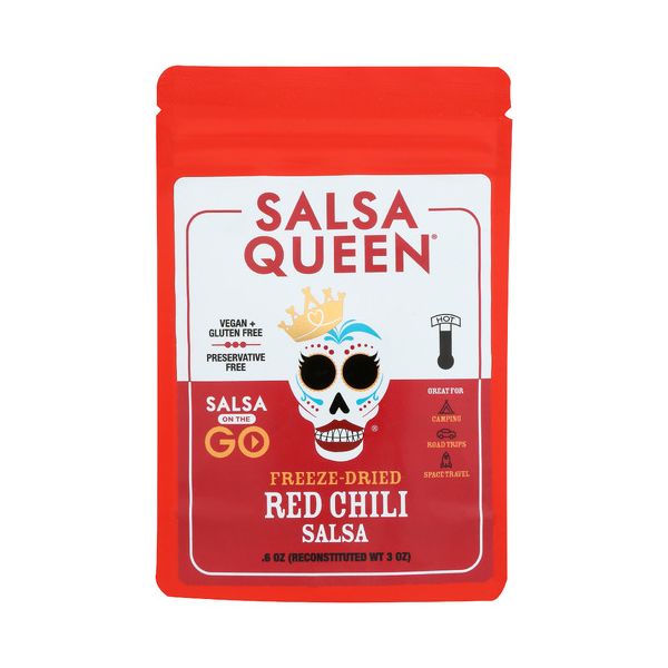 SALSA QUEEN: Freeze Dried Red Chili Salsa, 0.6 oz