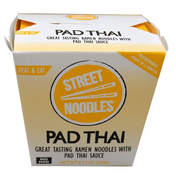 STREET NOODLES: Pad Thai Ramen Noodles, 8.11 oz