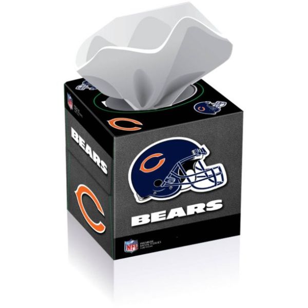 SPORTS TISSUES: Nfl Chicago Bears Cube Tissue, 1 ea