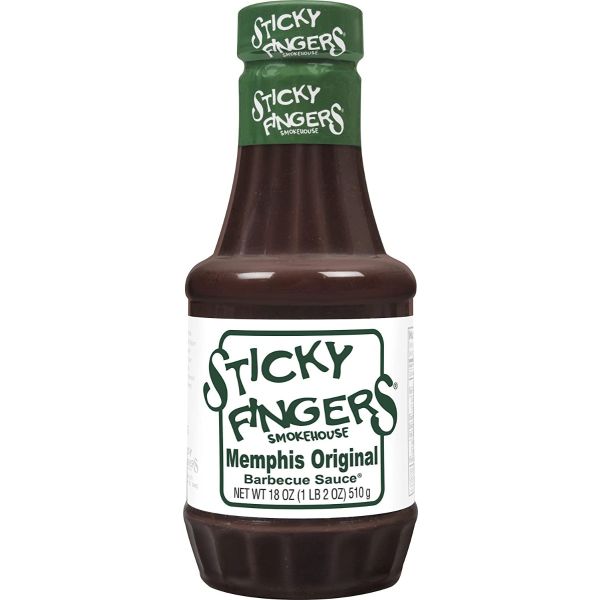STICKY FINGERS: Memphis Original Bbq Sauce, 18 oz