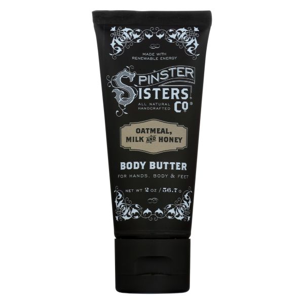 SPINSTER SISTERS CO: Oatmeal Milk and Honey Body Butter, 2 oz