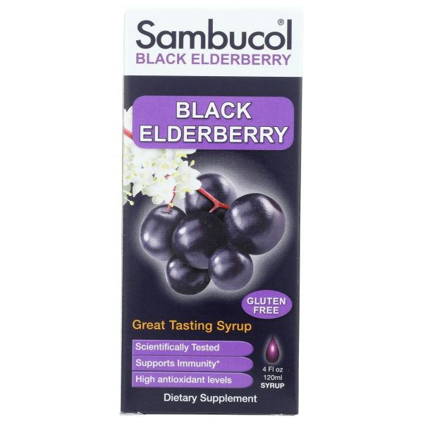 SAMBUCOL: Black Elderberry Immune System Support Original Formula, 4 oz