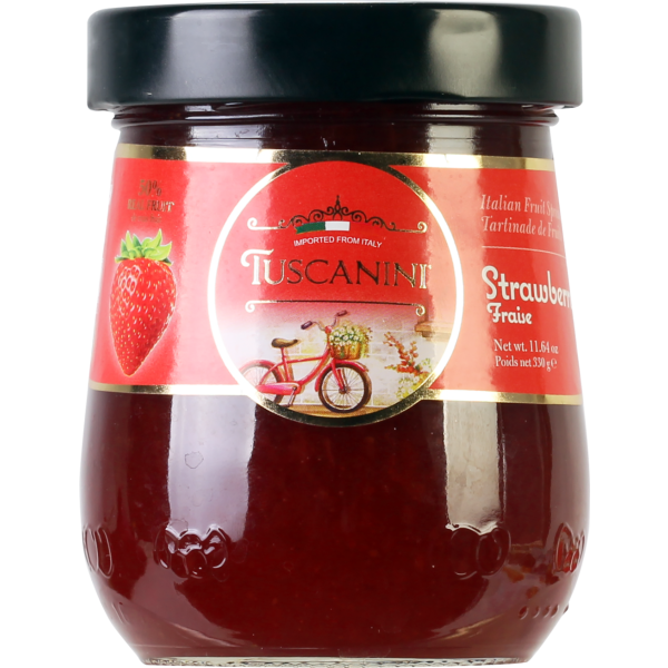 TUSCANINI: Strawberry Fruit Spread Preserves, 11.64 oz