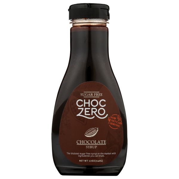 CHOCZERO: Chocolate Sugar Free Syrup, 12 fo