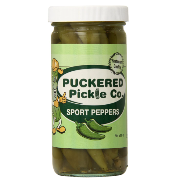 PUCKERED PICKLE: Sport Peppers, 8 oz