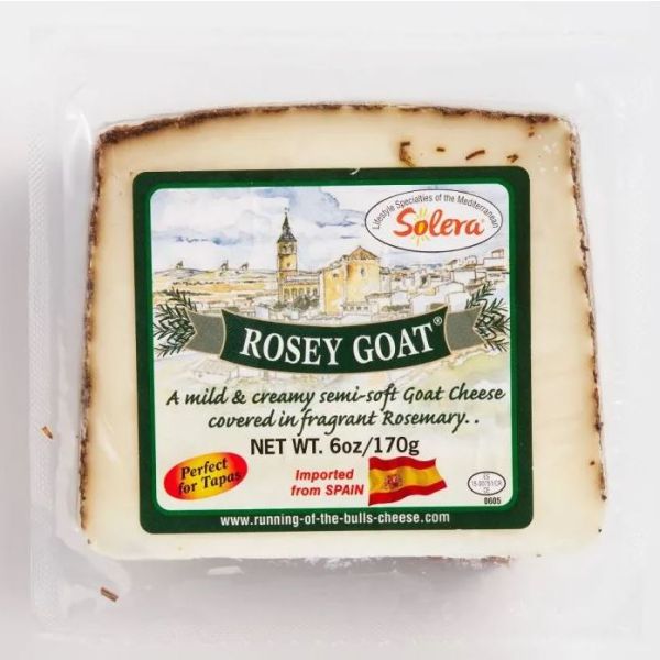 SOLERA: Semi-Soft Rosey Goat Cheese, 6 oz