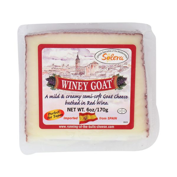 SOLERA: Semi Soft Winey Goat Cheese, 6 oz