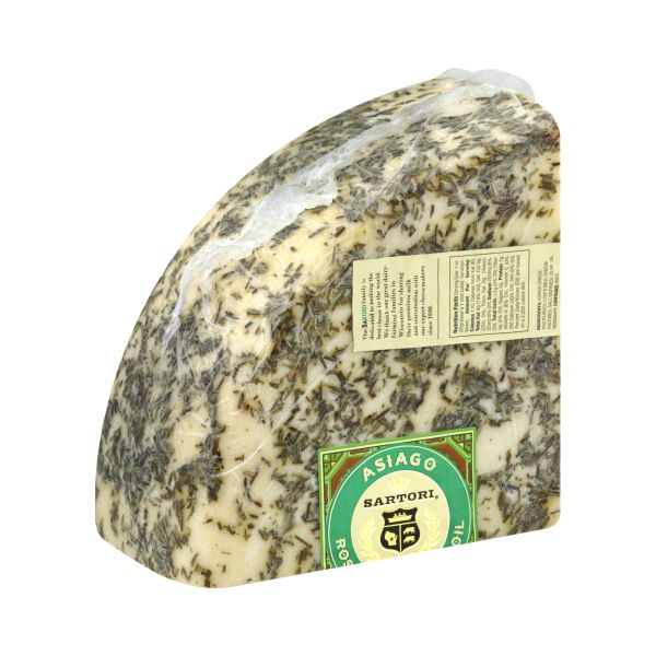 SARTORI RESERVE: Rosemary and Olive Oil Asiago Cheese 4 Count 5 lb each, 20 lb