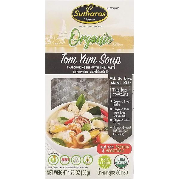 SUTHAROS: Organic Tom Yum Soup, 1.76 oz
