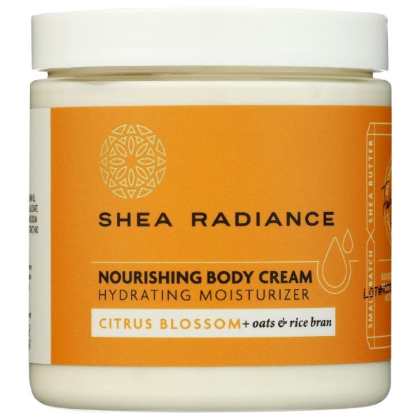 SHEA RADIANCE: Citrus Blossom Nourishing Body Cream, 8 oz