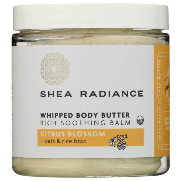 SHEA RADIANCE: Citrus Blossom Whipped Body Butter, 5 oz