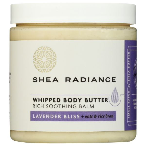 SHEA RADIANCE: Lavender Whipped Body Butter, 5 oz