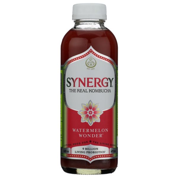 GTS SYNERGY: Watermelon Wonder Organic Kombucha, 16 oz