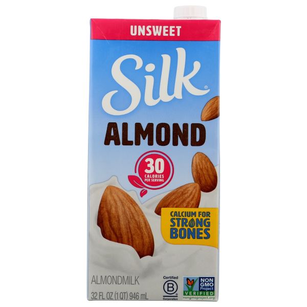 SILK: Unsweet Almondmilk Original, 32 oz