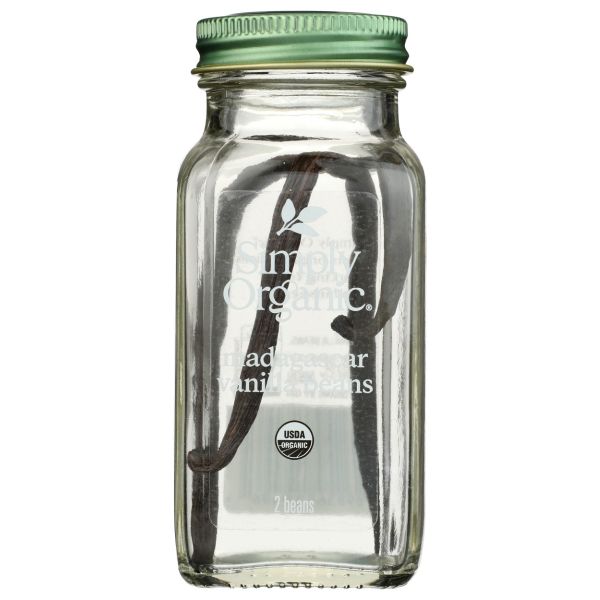 SIMPLY ORGANIC: Madagascar Vanilla Beans, 2 pc