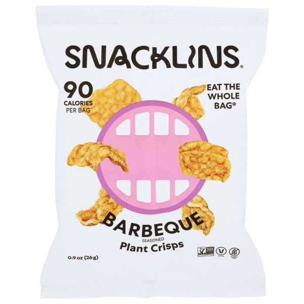 SNACKLINS: Barbeque Plant Crisps, 0.9 oz