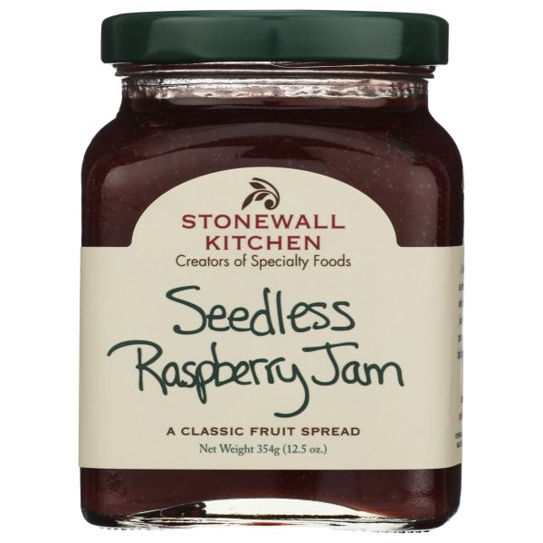 STONEWALL KITCHEN: Seedless Raspberry Jam, 12.5 oz