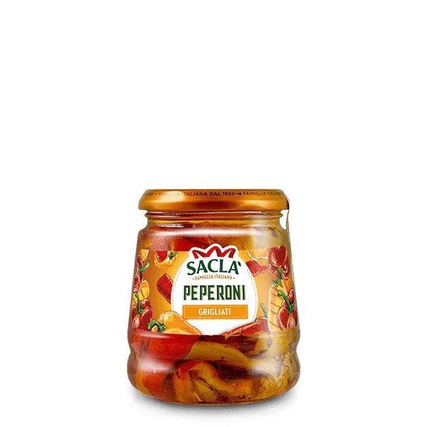 SACLA: Roasted Peppers in Oil, 10.23 oz