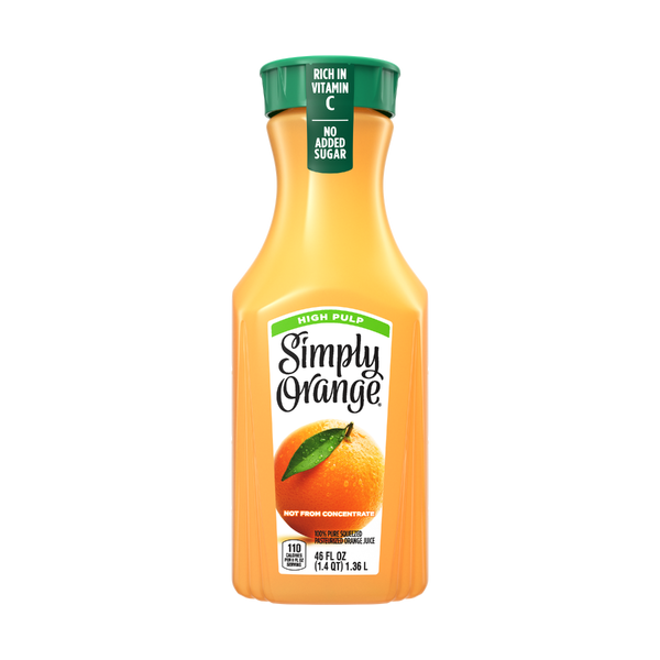 SIMPLY: Orange Juice High Pulp, 46 fo
