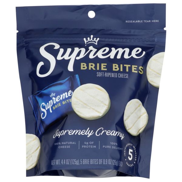SUPREME: Cheese Brie Bites, 4.4 oz