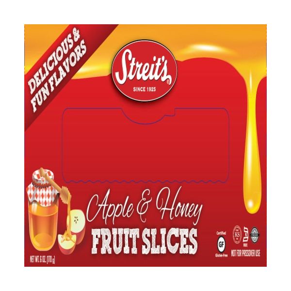 STREITS: Apple Honey Fruit Slices, 6 oz