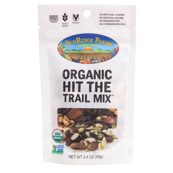 SUNRIDGE FARMS: Organic Hit the Trail Mix, 2.4 oz