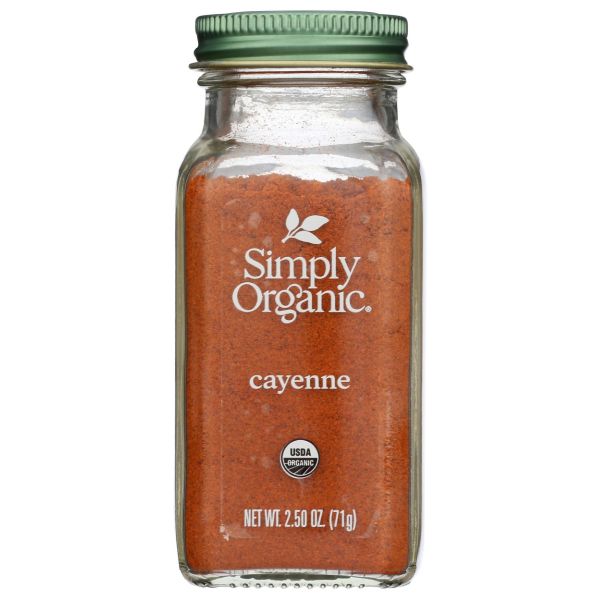 SIMPLY ORGANIC: Cayenne Pepper, 2.5 oz