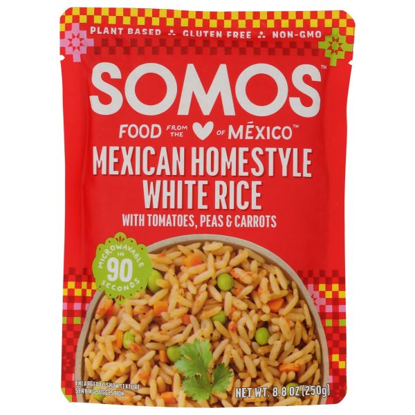 SOMOS: Mexican Homestyle White Rice, 8.8 oz