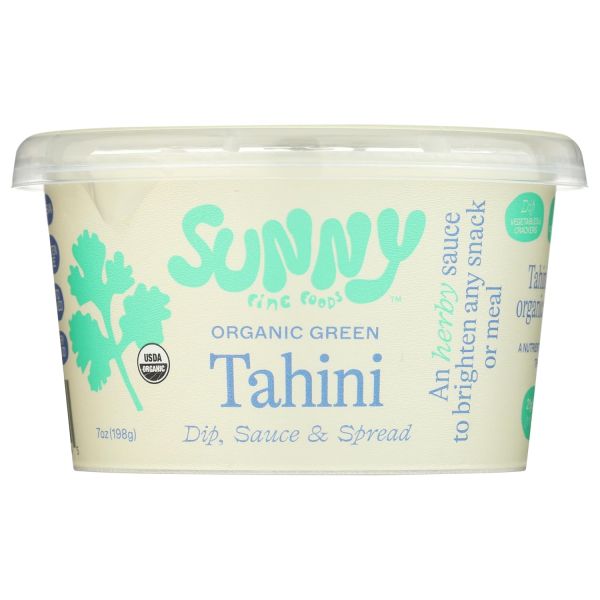 SUNNY FINE FOODS: Organic Green Tahini Sauce, 7 oz