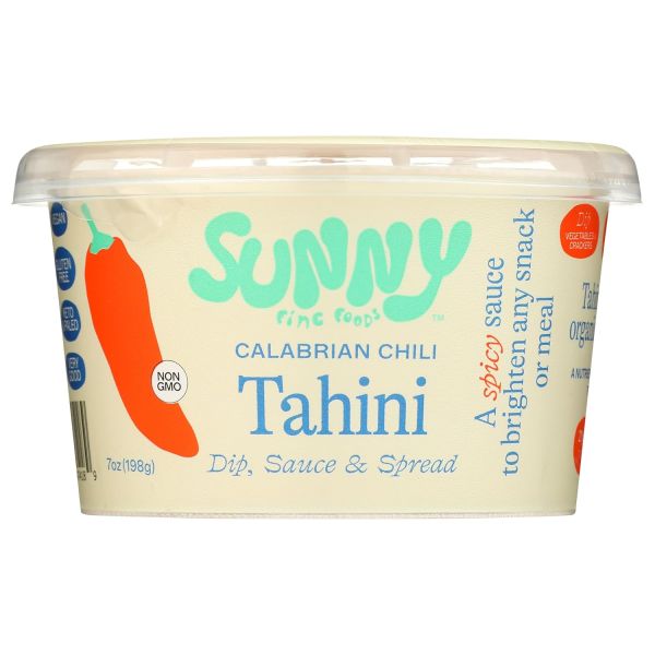 SUNNY FINE FOODS: Calabrian Chili Tahini Sauce, 7 oz